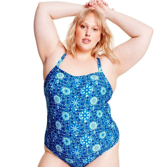 RHODE x Target Zinnia Floral Print One-Piece Swimsuit, 2X NWT - Picture 2 of 8